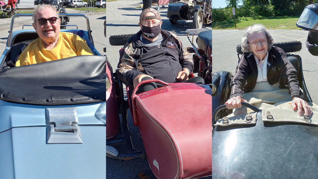 Ride to live, live to ride: Pine Point residents enjoy sunny sidecar trips