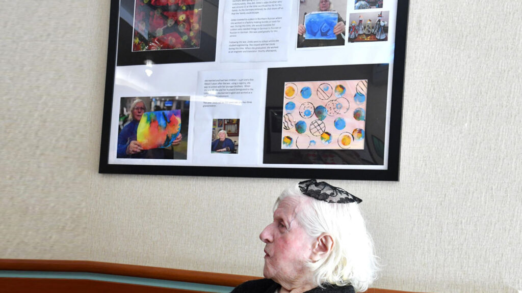Nursing home showcases art of Holocaust survivor residents