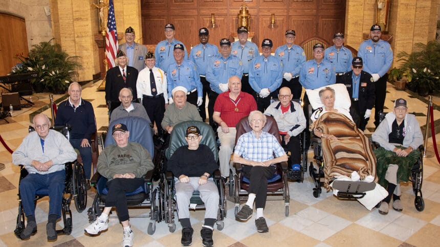 Veteran's Day at Good Shepherd Nursing Home in Wheeling, West Virginia